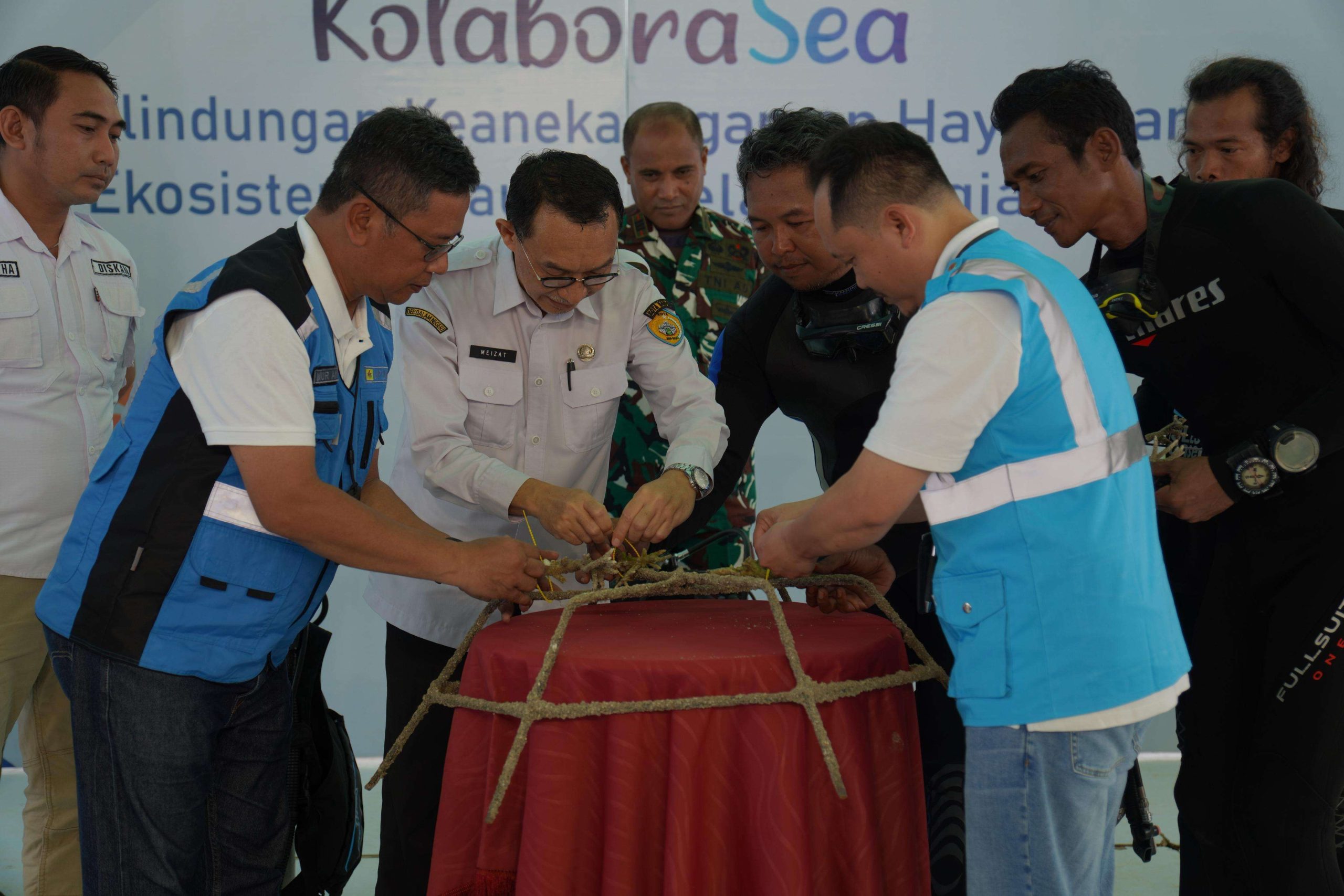 PLN EPI Bersama Warga Pulihkan Terumbu Karang di Baubau